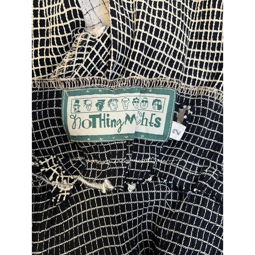 Nothing Matches Patchwork Outfit Set Size 2 Large Vintage Lagenlook Artsy Boho - Picture 8 of 11